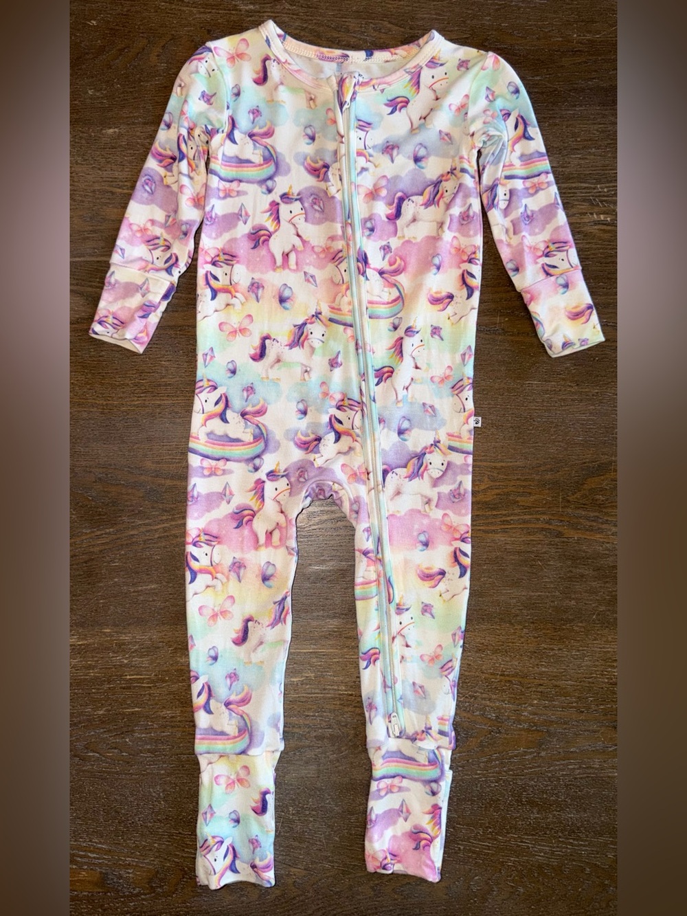 Birdie Bean Renee Unicorn Convertible Zip Sleeper 6-12 mo